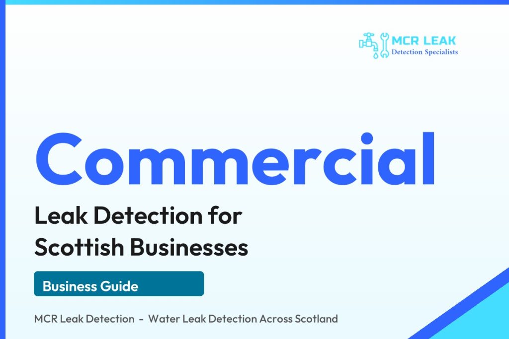 commercial leak detection - branded MCR guide card (MCR Leak Detection)