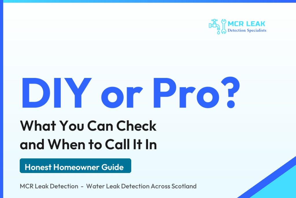 diy leak detection - branded MCR guide card (MCR Leak Detection)