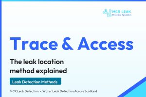 what is trace and access - branded method guide graphic (MCR Leak Detection)